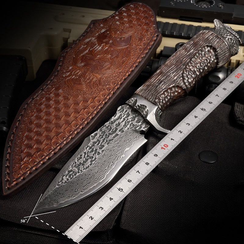 MAJESTIC OWL Damascus Hunting Knife - DMS09 - A reliable and versatile product for various needs