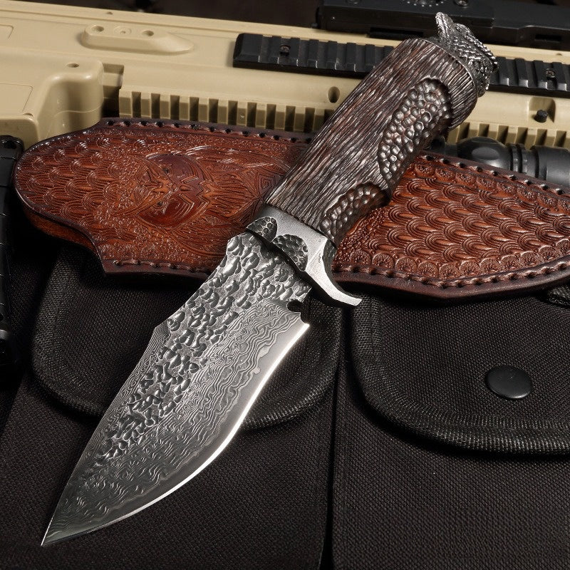 MAJESTIC OWL Damascus Hunting Knife - DMS09 - A reliable and versatile product for various needs