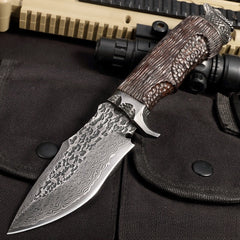 MAJESTIC OWL Damascus Hunting Knife - DMS09 - A reliable and versatile product for various needs