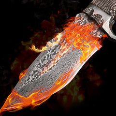 MAJESTIC OWL Damascus Hunting Knife - DMS09 - A reliable and versatile product for various needs