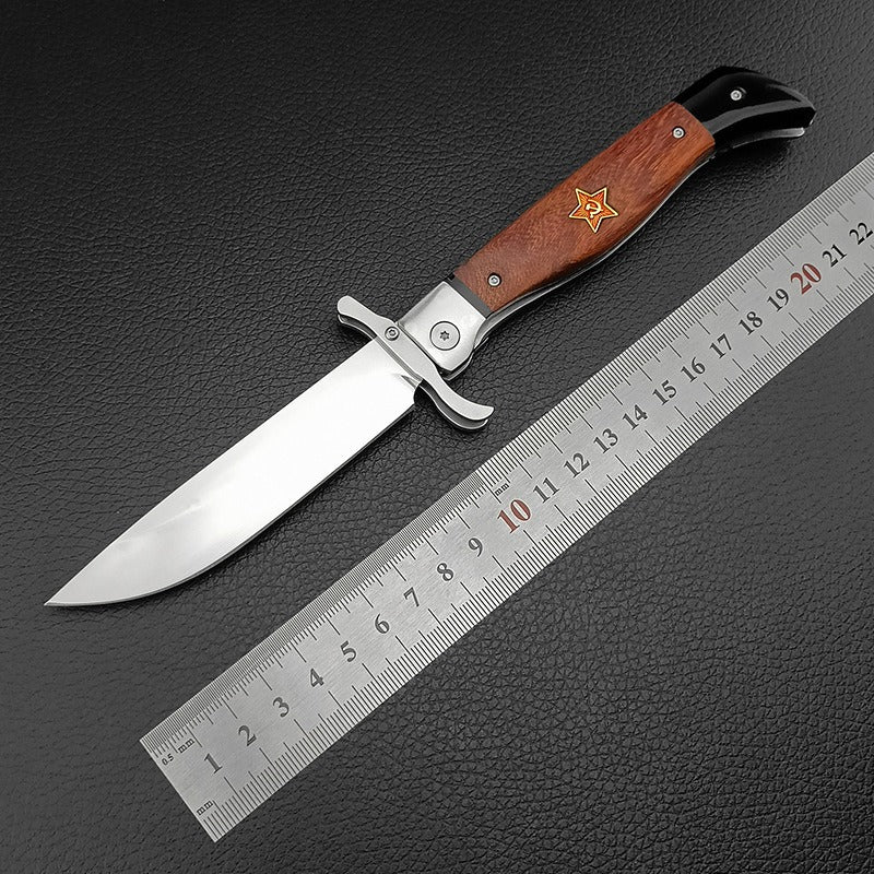 Wood Handle Folding Knife Camping Survival Knife-FK23 - A reliable and versatile product for various needs