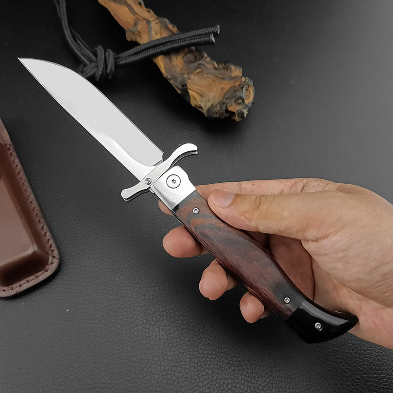 Wood Handle Folding Knife Camping Survival Knife-FK23 - A reliable and versatile product for various needs