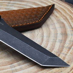 VG10 Steel Fixed Blade Knife With Leather Sheath - SK04 - A reliable and versatile product for various needs