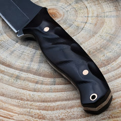 VG10 Steel Fixed Blade Knife With Leather Sheath - SK04 - A reliable and versatile product for various needs