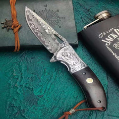 VG10 Damascus Folding Knife - DMF25 - A reliable and versatile product for various needs