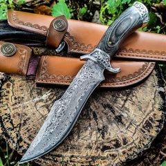 VG10 Damascus Blade Hunting Knife - DMS35 - A reliable and versatile product for various needs