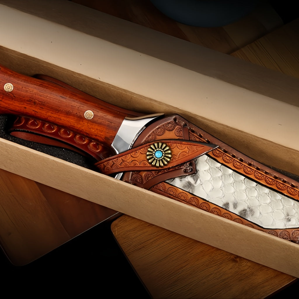 Damascus Blade Integrated Keel Hunting Knife - DMS39 - A reliable and versatile product for various needs