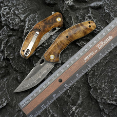 VG10 Damascus Pocket Knife - DMF17 - A reliable and versatile product for various needs