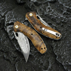 VG10 Damascus Pocket Knife - DMF17 - A reliable and versatile product for various needs