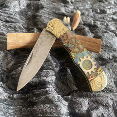 Damascus Pocket Knife - DMF11 - A reliable and versatile product for various needs