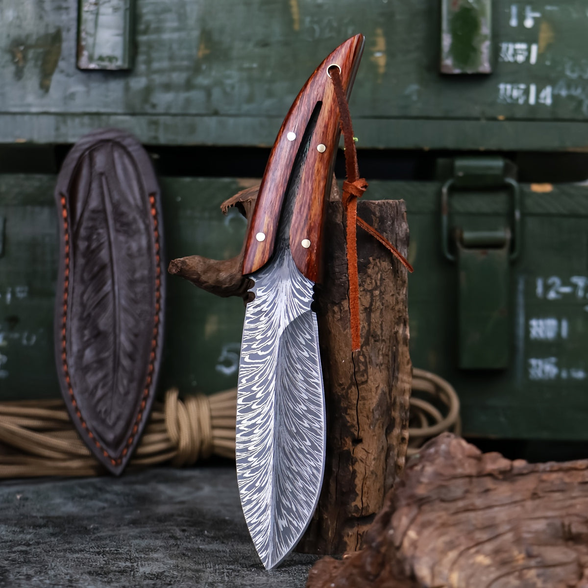 Feather blade outdoor straight knife- SK16 - A reliable and versatile product for various needs