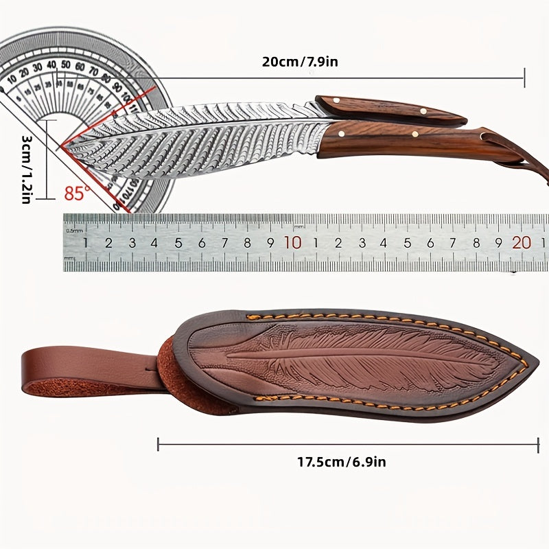 Forging Heartless Damascus Gift Knife-SK22 - A reliable and versatile product for various needs