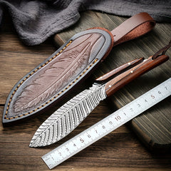 Forging Heartless Damascus Gift Knife-SK22 - A reliable and versatile product for various needs