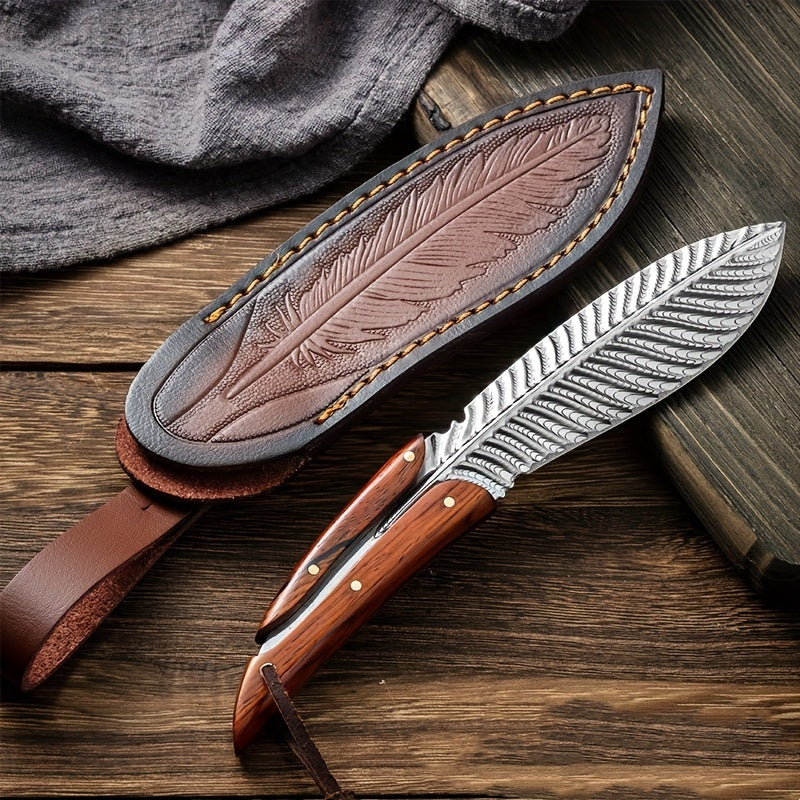 Forging Heartless Damascus Gift Knife-SK22 - A reliable and versatile product for various needs