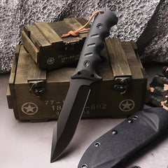 High hardness one-piece steel knife with K sheath - SK25 - A reliable and versatile product for various needs