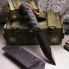 High hardness one-piece steel knife with K sheath - SK25 - A reliable and versatile product for various needs