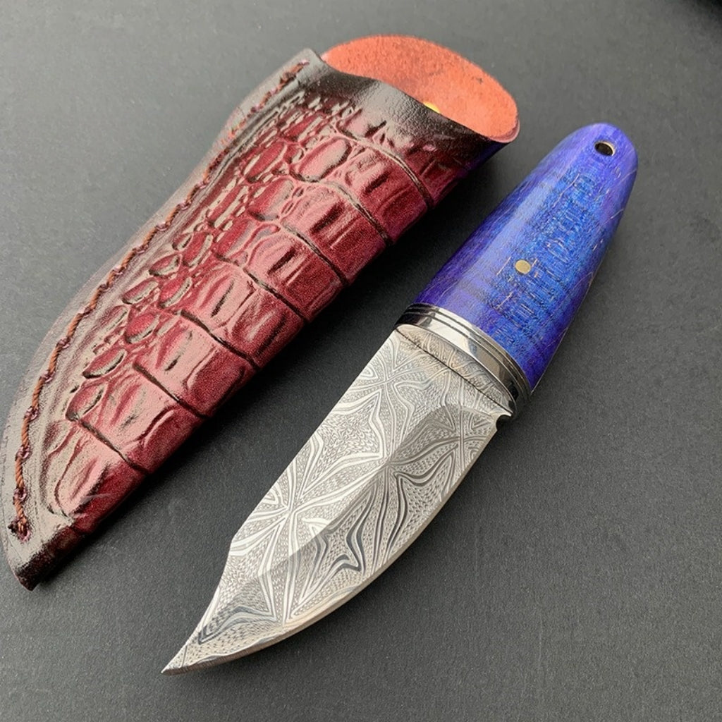 Damascus Steel Fixed Blade Knife - DMS19 - A reliable and versatile product for various needs