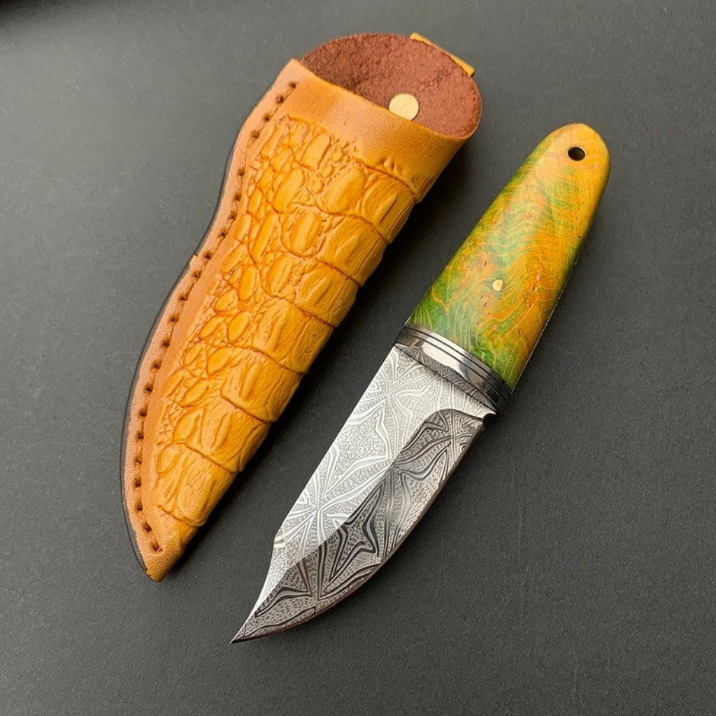 Damascus Steel Fixed Blade Knife - DMS19 - A reliable and versatile product for various needs