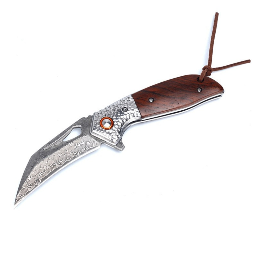 VG10 Damascus Folding Claw Knife - DMC06 - A reliable and versatile product for various needs