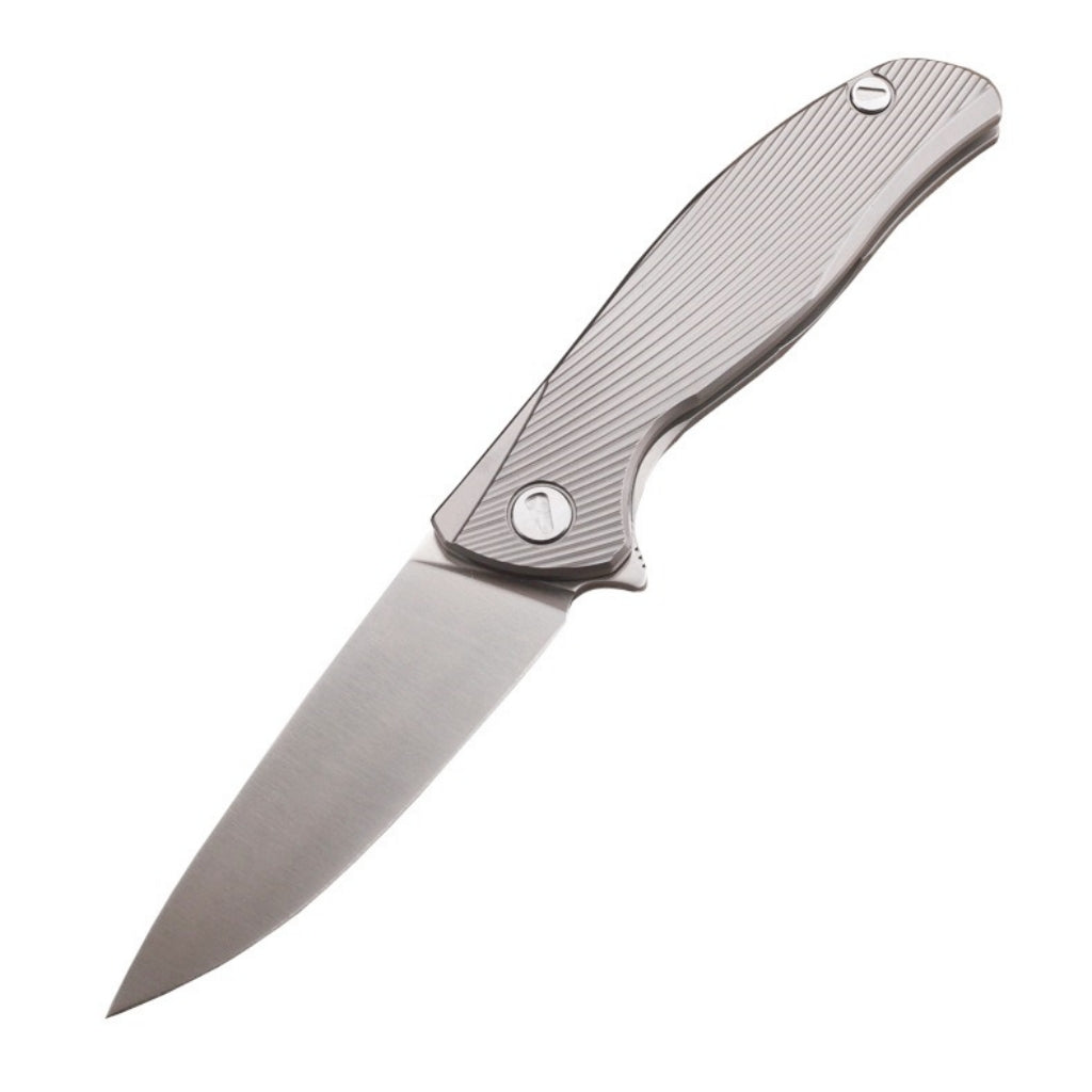 D2 Steel Titanium Handle Folding Knife - FK38