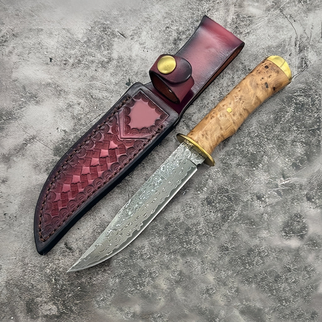 VG10 Damascus Steel Fixed Blade Knife - DMS24 - A reliable and versatile product for various needs