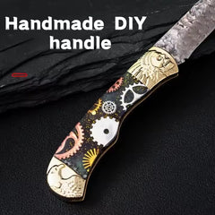 Damascus Folding Knife - DMF04 - A reliable and versatile product for various needs