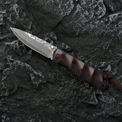 Damascus Folding Knife - DMF06 - A reliable and versatile product for various needs